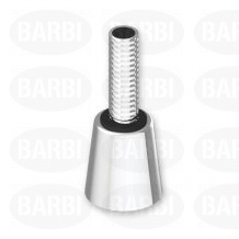 Conjunto Capa Cromada Canopla em Latão Cromado